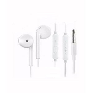 Oppo Boofer Handsfree With Mic - White Oppo Boofer Handsfree With Mic - White