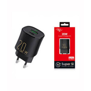 Itel 20W Super Fast Adapter Black (ICW-201E)