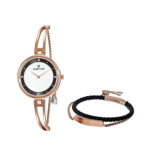 Daniel Klein Watch With Bracelet For Women Gold (DK11927-3)