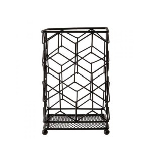 Premier Home Vertex Contour Utensil Holder - Black (507022) Premier Home Vertex Contour Utensil Holder - Black (507022)