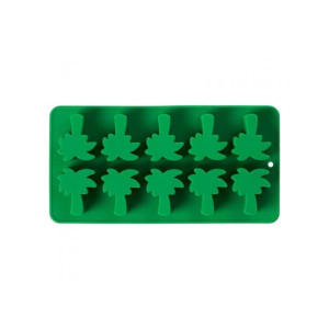Premier Home 10 Holes Silicone Ice Cube Tray - Green (804785) Premier Home 10 Holes Silicone Ice Cube Tray - Green (804785)