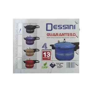 Dessini Non Stick Pressure Cooker 13 Ltr Dessini Non Stick Pressure Cooker 13 Ltr