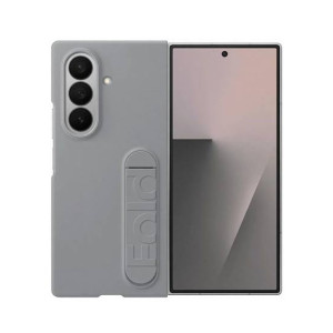Samsung Galaxy Z Fold 7 Silicon Grip Case With Stand-Grey Samsung Galaxy Z Fold 7 Silicon Grip Case With Stand-Grey