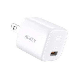 Aukey Omnia Mini 20W USB C PD Wall Charger - White (PA-B1) Aukey Omnia Mini 20W USB C PD Wall Charger - White (PA-B1)