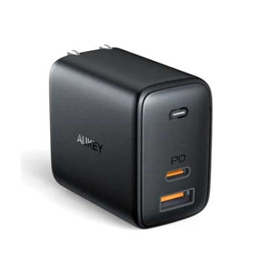 Aukey Ominia Mix 65W Dual Port PD Charger Black (PA-B3) Aukey Ominia Mix 65W Dual Port PD Charger Black (PA-B3)