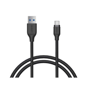 Aukey USB 3.1 Gen 1 A to Type C Cable 1.2M Black (CB-AC1) Aukey USB 3.1 Gen 1 A to Type C Cable 1.2M Black (CB-AC1)