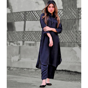 Vcare Natural 2 Pieces Casual Suit For Women Black Vcare Natural 2 Pieces Casual Suit For Women Black