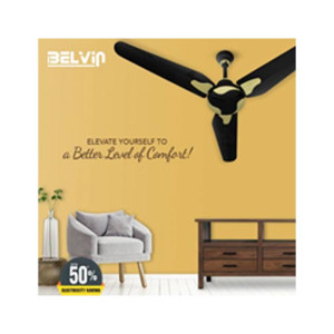 Belvin Magnum Platinum Ceiling Fan - Black Belvin Magnum Platinum Ceiling Fan - Black