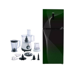 Haier Digital Inverter Freezer-On-Top Refrigerator 14 Cu Ft (HRF-438IF) With Free Super Asia Food Factory (FP-9090) Haier Digital Inverter Freezer-On-Top Refrigerator 14 Cu Ft (HRF-438IF) With Free Super Asia Food Factory (FP-9090)