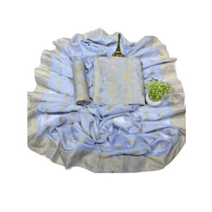 Shah Kamal Cotton Jacquard Fabrics Unstitched Suit For Women 3-Pcs Shah Kamal Cotton Jacquard Fabrics Unstitched Suit For Women 3-Pcs