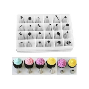 Promax Stainless Star Swirl Icing Piping Nozzles Promax Stainless Star Swirl Icing Piping Nozzles