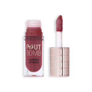 Revolution Pout Bomb Plumping Lip Gloss - Wild Mauve Pink