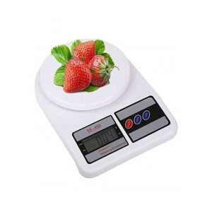 Easy Shop Electronic Kitchen Scale White 1gm x 10kg Easy Shop Electronic Kitchen Scale White 1gm x 10kg