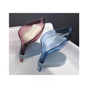 Easy Shop Fancy Acrylic Draining Leaf Soap Dish Blue Easy Shop Fancy Acrylic Draining Leaf Soap Dish Blue