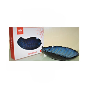 Easy Shop Leaf Serving Bowl Black Easy Shop Leaf Serving Bowl Black