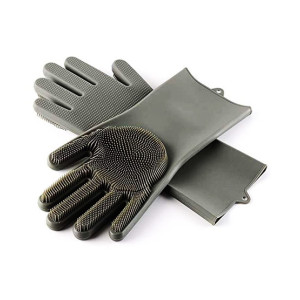 Easy Shop Silicon Dish Washing Gloves Black Easy Shop Silicon Dish Washing Gloves Black