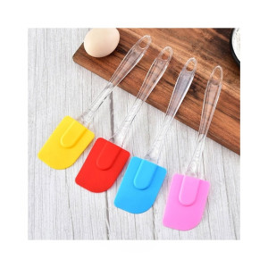 Easy Shop Silicone Spatula With Glass Handle Green Easy Shop Silicone Spatula With Glass Handle Green