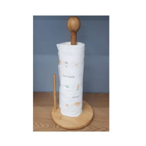 Easy Shop Wooden Tissue Holder For Kitchen (1137)