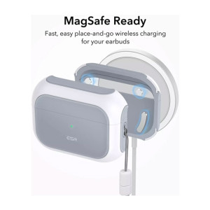 ESR Orbit Hybrid Case For AirPods Pro 2022 White (AMT-9799) ESR Orbit Hybrid Case For AirPods Pro 2022 White (AMT-9799)