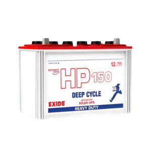 Exide Deep Cycle 100Ah 12V Heavy Duty Battery (HP-150) Exide Deep Cycle 100Ah 12V Heavy Duty Battery (HP-150)
