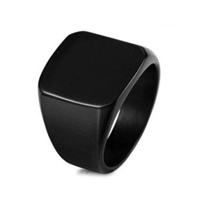 Ferozi Traders Plated Finger Ring for Men Black Ferozi Traders Plated Finger Ring for Men Black
