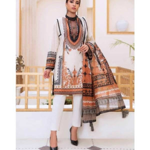 Dukan Sapphire Printed Unstitched 3pcs Suit Dukan Sapphire Printed Unstitched 3pcs Suit
