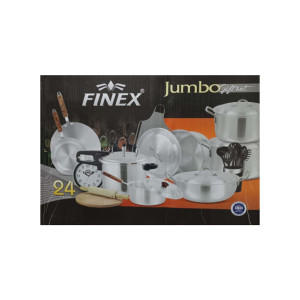 Finex Cookware Jumbo Metal Finish Gift Set - 24 Pcs Finex Cookware Jumbo Metal Finish Gift Set - 24 Pcs