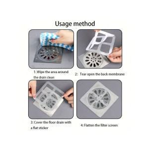 Promax Floor Drain Sticker For Clogging Filter Net Promax Floor Drain Sticker For Clogging Filter Net