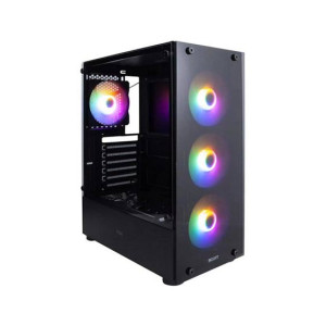 Boost Fox 4 RGB Fans Mid Tower ATX Gaming PC Case Boost Fox 4 RGB Fans Mid Tower ATX Gaming PC Case