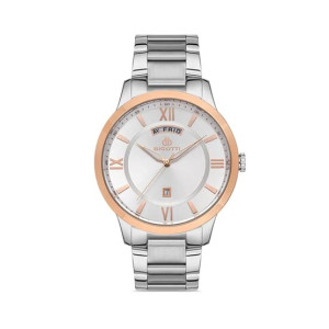 Bigotti Stainless Steel Men's Watch Silver (BG.1.10360-3) Bigotti Stainless Steel Men's Watch Silver (BG.1.10360-3)