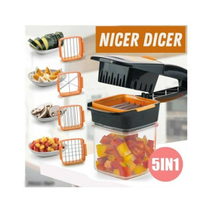 G-Mart Nicer Dicer 5 in 1 Vegetable Multi-Cutter G-Mart Nicer Dicer 5 in 1 Vegetable Multi-Cutter