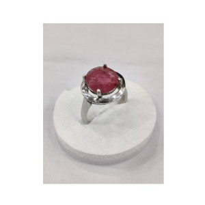 Gilgit Bazaar Ruby Stone Silver Ring (23) Gilgit Bazaar Ruby Stone Silver Ring (23)