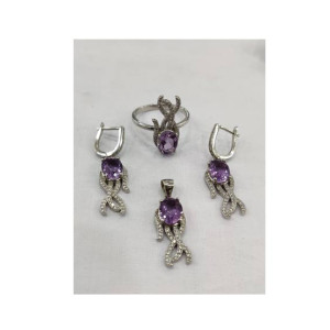 Gilgit Bazaar Amythest Stone Set (25) Gilgit Bazaar Amythest Stone Set (25)