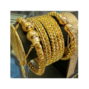 Gem And Jewelry Artificial Bangle For Women Gold Gem And Jewelry Artificial Bangle For Women Gold