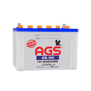 AGS GR-100 12V Unsealed Car Battery AGS GR-100 12V Unsealed Car Battery