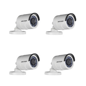 Hikvision 720P HD IR Bullet Camera Pack of 4 (DS-2CE16C0T-IRP) Hikvision 720P HD IR Bullet Camera Pack of 4 (DS-2CE16C0T-IRP)