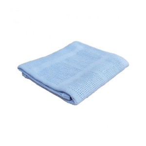 Home N Baby Cellular Breathable Blanket Blue Home N Baby Cellular Breathable Blanket Blue