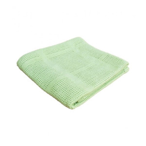 Home N Baby Cellular Breathable Blanket Green Home N Baby Cellular Breathable Blanket Green