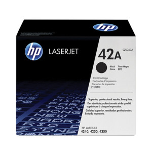 HP 42A LaserJet Toner Cartridge Black (Q5942A) HP 42A LaserJet Toner Cartridge Black (Q5942A)