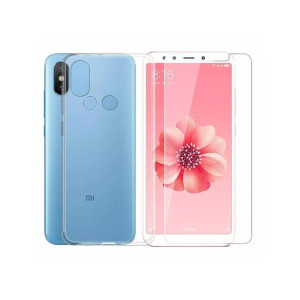 iPaky Transparent Case & Tempered Glass For Mi A2 & 6x (AMT-6588) iPaky Transparent Case & Tempered Glass For Mi A2 & 6x (AMT-6588)