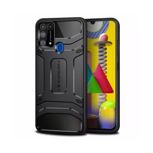 Kapaver Rugged Black Case For Galaxy M31 (AMT-0580) Kapaver Rugged Black Case For Galaxy M31 (AMT-0580)