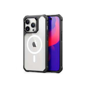 ESR Air Armor Case with Halolock Magnetic Ring MagSafe For iPhone 14 Pro - Clear Black (AMT-8402) ESR Air Armor Case with Halolock Magnetic Ring MagSafe For iPhone 14 Pro - Clear Black (AMT-8402)
