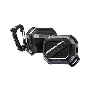 VRS Design Terra Guard Ultimate Case For AirPods Pro (2022) - Metal Black (AMT-8144) VRS Design Terra Guard Ultimate Case For AirPods Pro (2022) - Metal Black (AMT-8144)