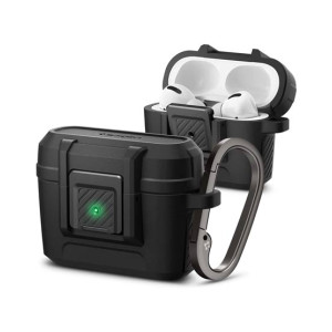 Spigen Lock Fit Case For Apple AirPods Pro - Matte Black (ACS04755) Spigen Lock Fit Case For Apple AirPods Pro - Matte Black (ACS04755)