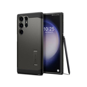 Spigen Tough Armor Case For Galaxy S23 Ultra Gunmetal (ACS05624) Spigen Tough Armor Case For Galaxy S23 Ultra Gunmetal (ACS05624)