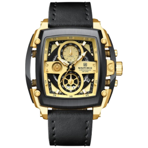 Naviforce Nitro Chronograph Watch For Men Black (NF-8067-5) Naviforce Nitro Chronograph Watch For Men Black (NF-8067-5)