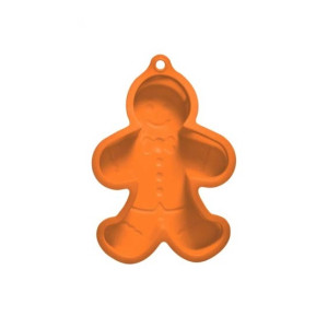 Premier Home Gingerbread Man Cake Mould - Orange (805402) Premier Home Gingerbread Man Cake Mould - Orange (805402)