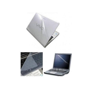 Ferozi Traders Laptop Skin Protector - Transparent Pack of 3 Ferozi Traders Laptop Skin Protector - Transparent Pack of 3