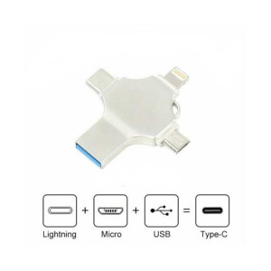 Jtechzone 4 in 1 OTG 64GB USB Flash Drive (LXM-904) Jtechzone 4 in 1 OTG 64GB USB Flash Drive (LXM-904)