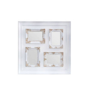 Premier Home Vintage Style 4 Photo Frame White & Gold (2300834) Premier Home Vintage Style 4 Photo Frame White & Gold (2300834)